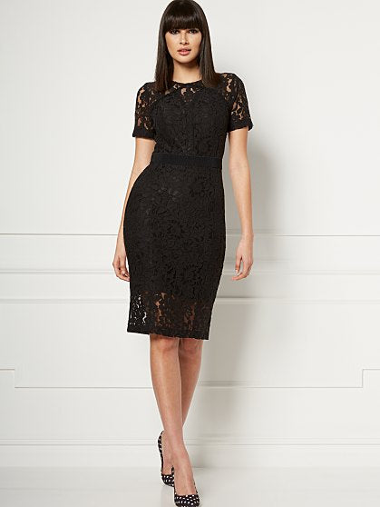 99.95 3/4 SLV LACE SHEATH