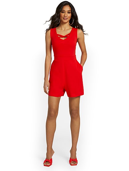 59.95 CITY KNIT ROMPER