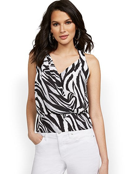 49.95 SURPLICE HLTR ZEBRA