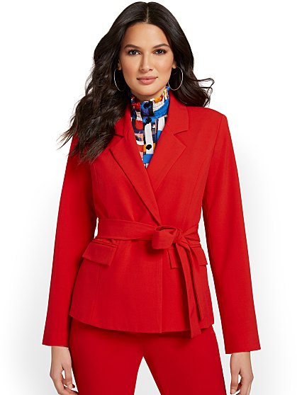 119.95 TIE WAIST JACKET