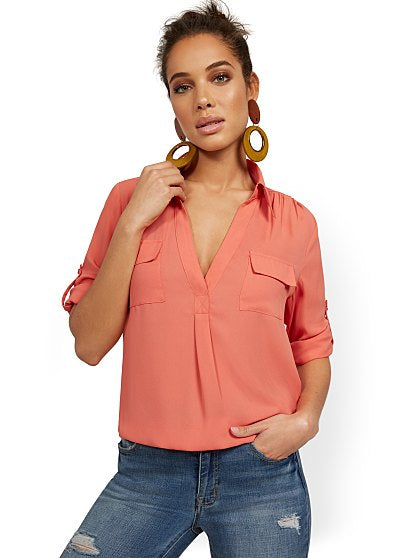 49.95 SPLITNECK TOP