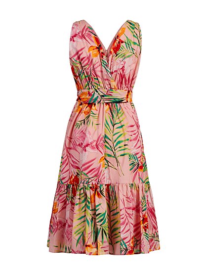 79.95 TIERED MIDI DRESS
