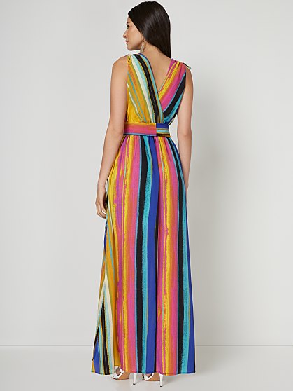 89.95 STRIPE SLIT MAXI