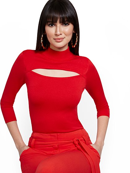 54.95 CUT OUT SWEATER