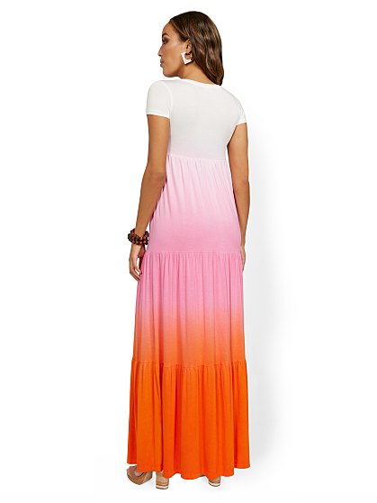 74.95 TIERED OMBRE MAXI