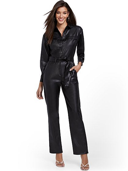 129.95 PU JUMPSUIT