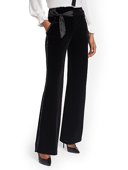 99.95 VELVET TUXEDO PANT