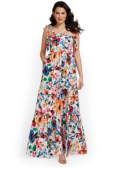 99.95 TIERED FLORAL MAXI