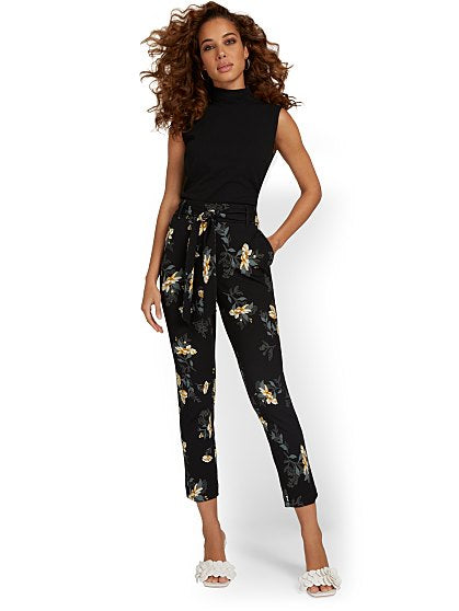 59.95 TIE FRNT CREPE ANKL