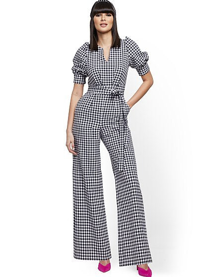 89.95 GINGHAM JUMPSUIT