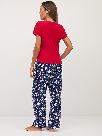 59.95 SNOWMAN STAR PJ SET