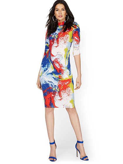 69.95 MOCK NECK DRESS