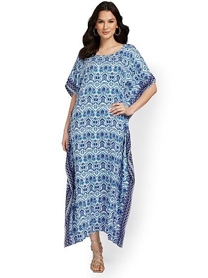 79.95 KAFTAN BLUE BORDER