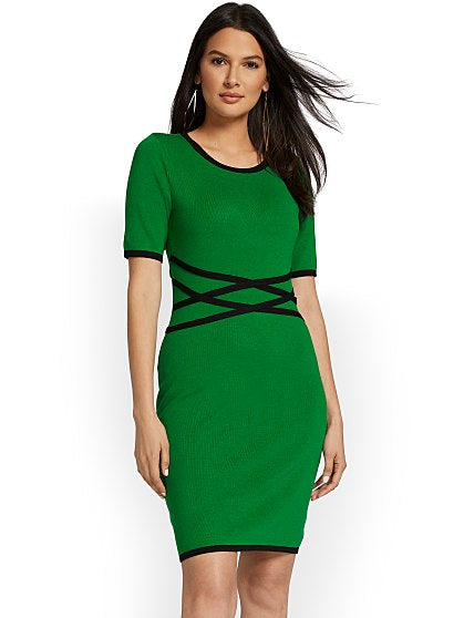 89.95 SWT DRESS BLCK TIP