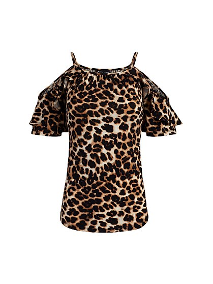 44.95 COLD SHLDR RUFFLE