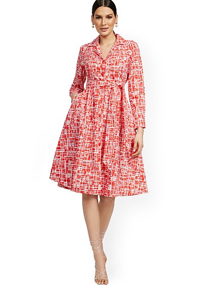 74.95 FLARE SHIRTDRESS