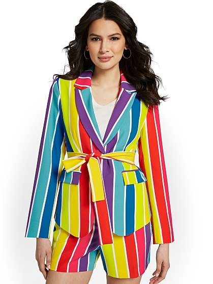 109.95 RBOW TIE WAIST JKT