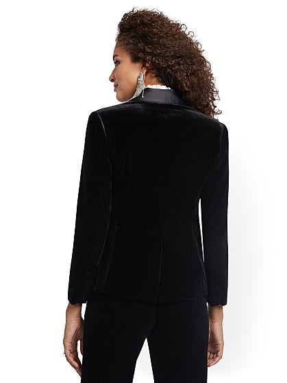 129.95 VELVET TUXEDO JKT
