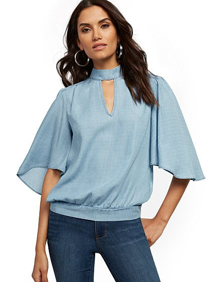 49.95 FLOWY SLV TENCEL