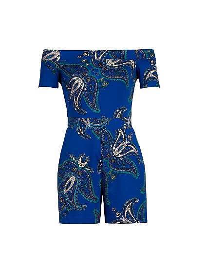 59.95 PRT OFF SHLR ROMPER