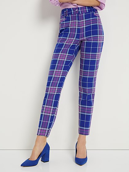 69.95 T BLUE PLAID ANKLE
