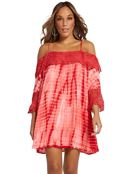 69.95 TIE DYE COLD SHLDR