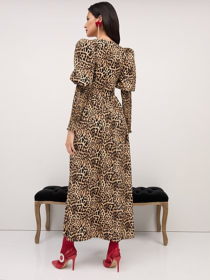 109.95 LEOPARD DRAMA MAXI