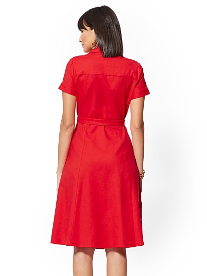 89.95 SAFARI SHIRT DRESS