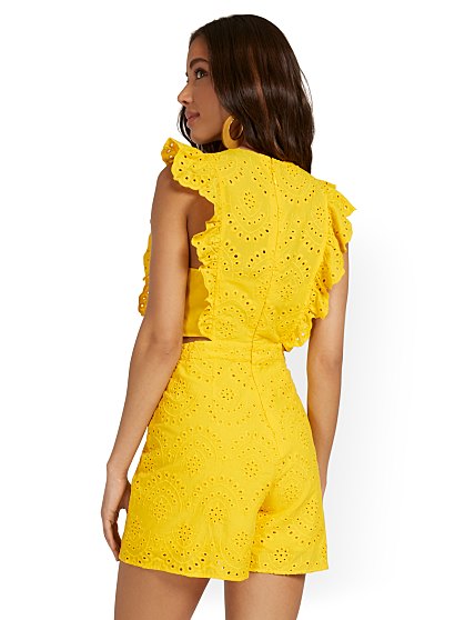 69.95  EYELET ROMPER