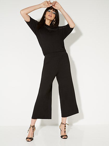 49.95 SYSTM CROP WIDE LEG