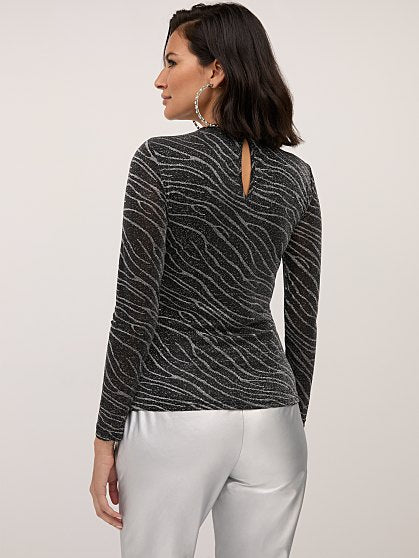 54.95 ZEBRA EMB MESH TOP