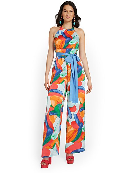 89.95 PRNTED HALTER JUMP