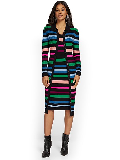 89.95 STRIPE POLO  CARDI