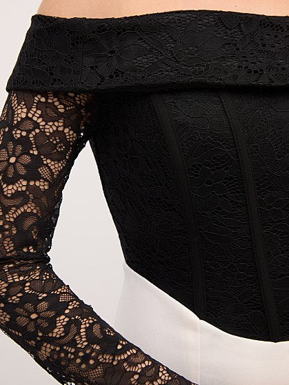 89.95 LACE OTS DRESS