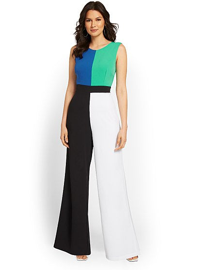 89.95 COLORBLCK JUMPSUIT