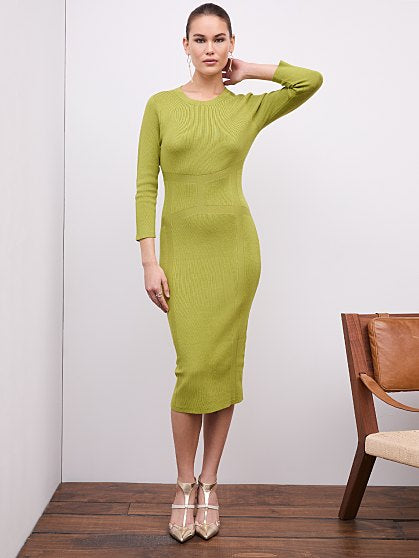 89.95 CORSET SWEATER DRES