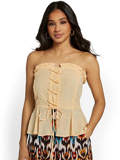 59.95 STRAPLES CORSET TOP
