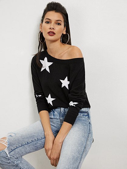 59.95 STAR SLOUCH SWEATER