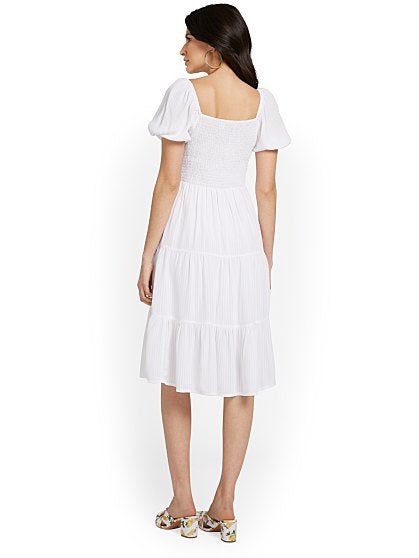 89.95 SMOCKED PUFF SLV- S