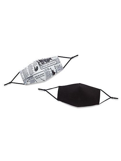 19.95 NEWSPAPER 2PC MASK