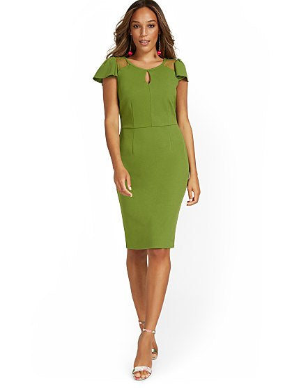 69.95  RUFFLE SLV SHEATH