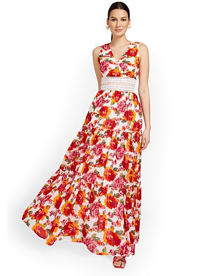89.95 FLORAL MAXI W LACE