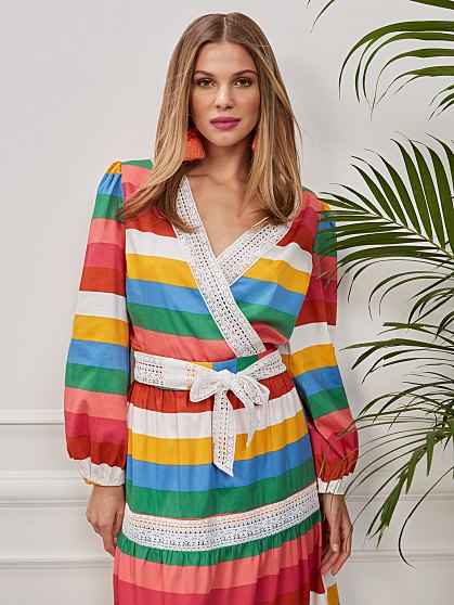 69.95 WRAP FRONT BLOUSE