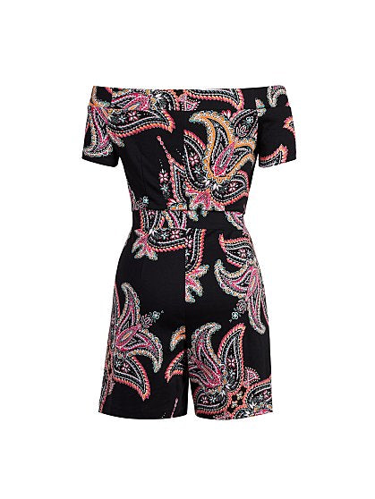 59.95 PRT OFF SHLR ROMPER