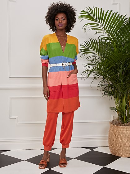 69.95 STRIPE CARDIGAN