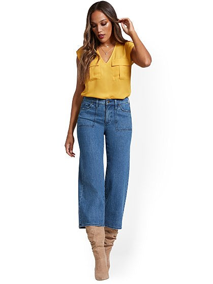 69.95 WIDE LEG CLEAN HEM