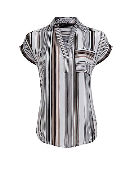 44.95 O SS BUTTON BCK STR