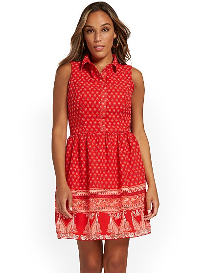 69.95 PAISLEY SHIRTDRESS