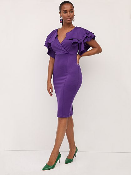89.95 DRAMA RUFFLE SLV
