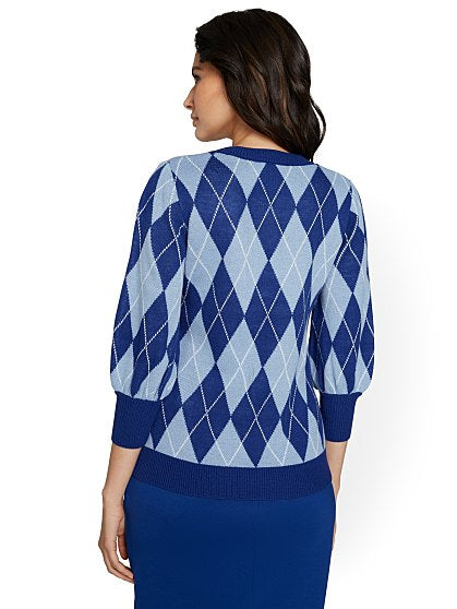 59.95 ARGYLE SWEATER